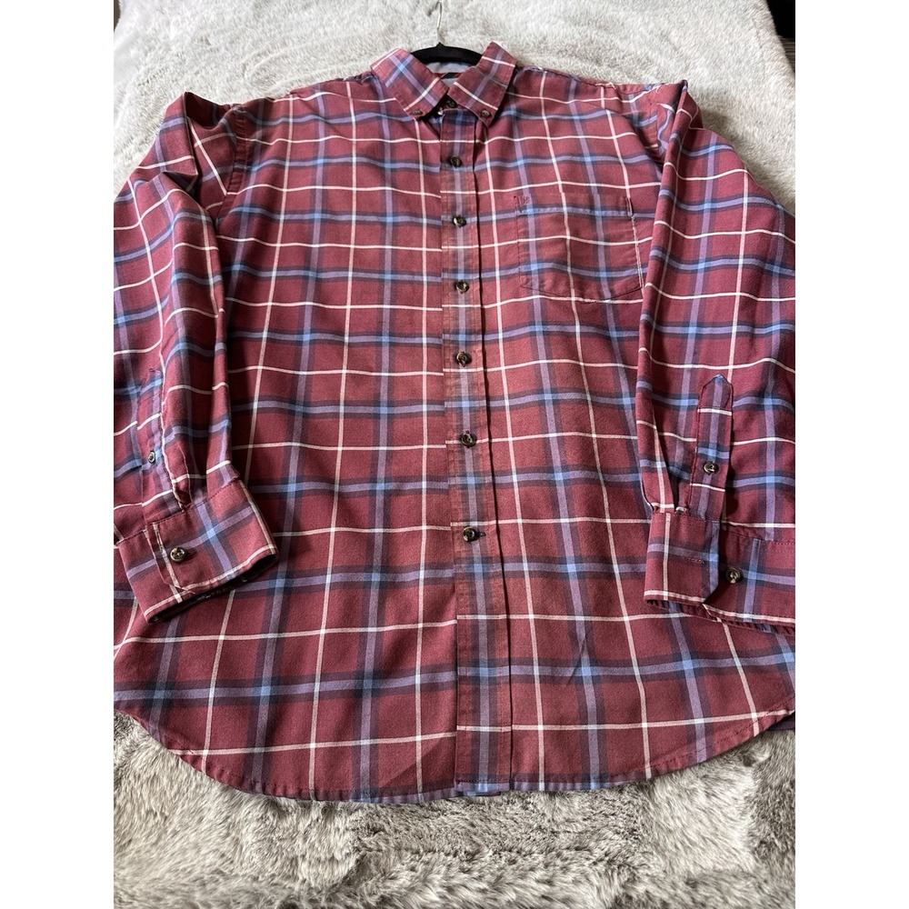 Izod Mens Long Sleeve Shirt Size Large